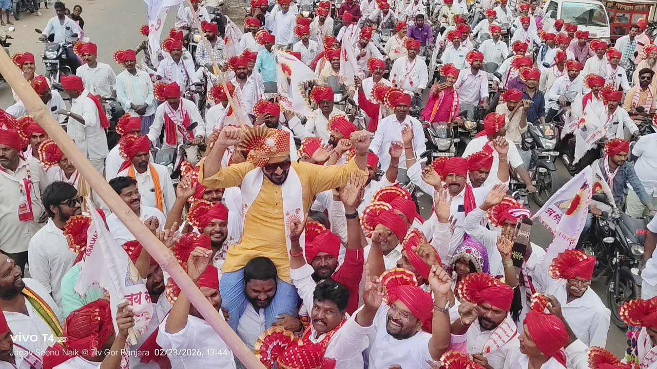 Sevalal Jayanthi Grand Celebration MLA Leaders Super Dance Big Rally Gandhari || 7tv Gor Banjara 