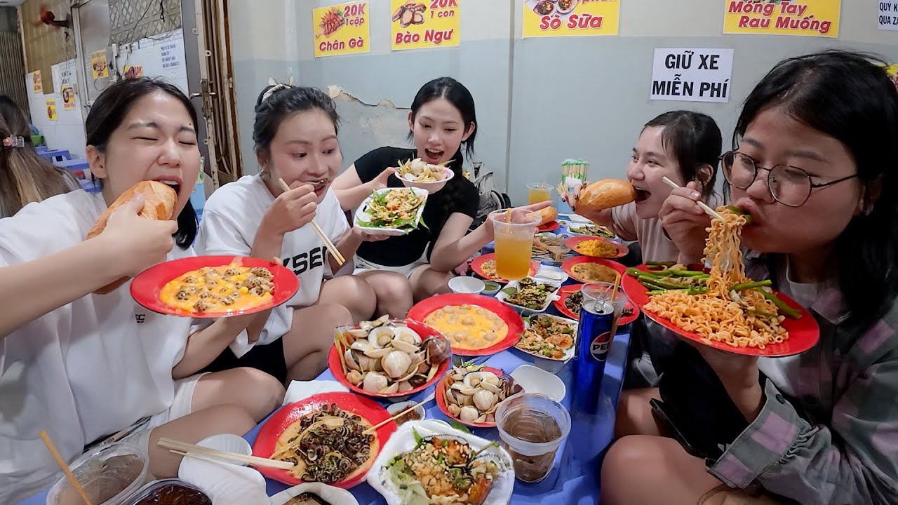 먹짱들과 베트남 천원 해산물 식당을 털었습니다