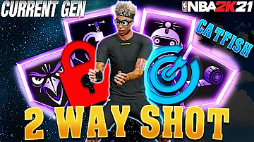 CLICKBAIT 2WAY SHOT CREATOR BUILD...LOCK PLAYSHOT NBA 2K21