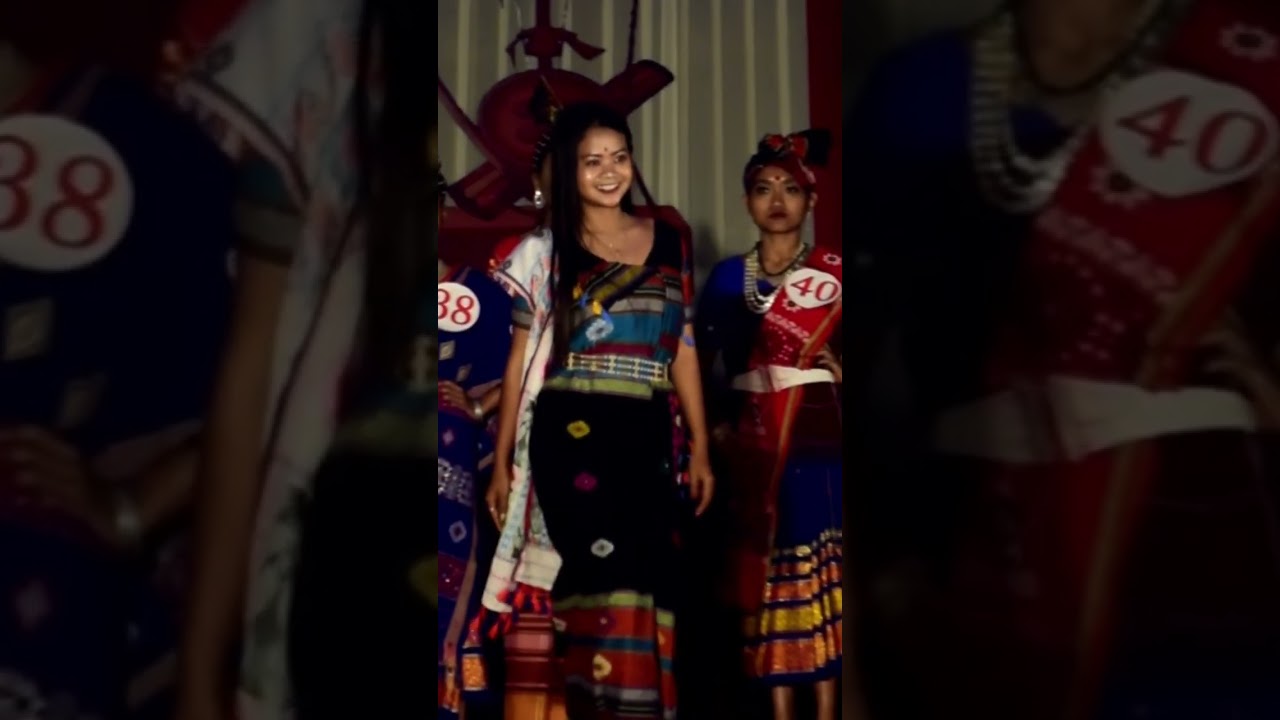 Beautiful Rabha Girl traditional dress 