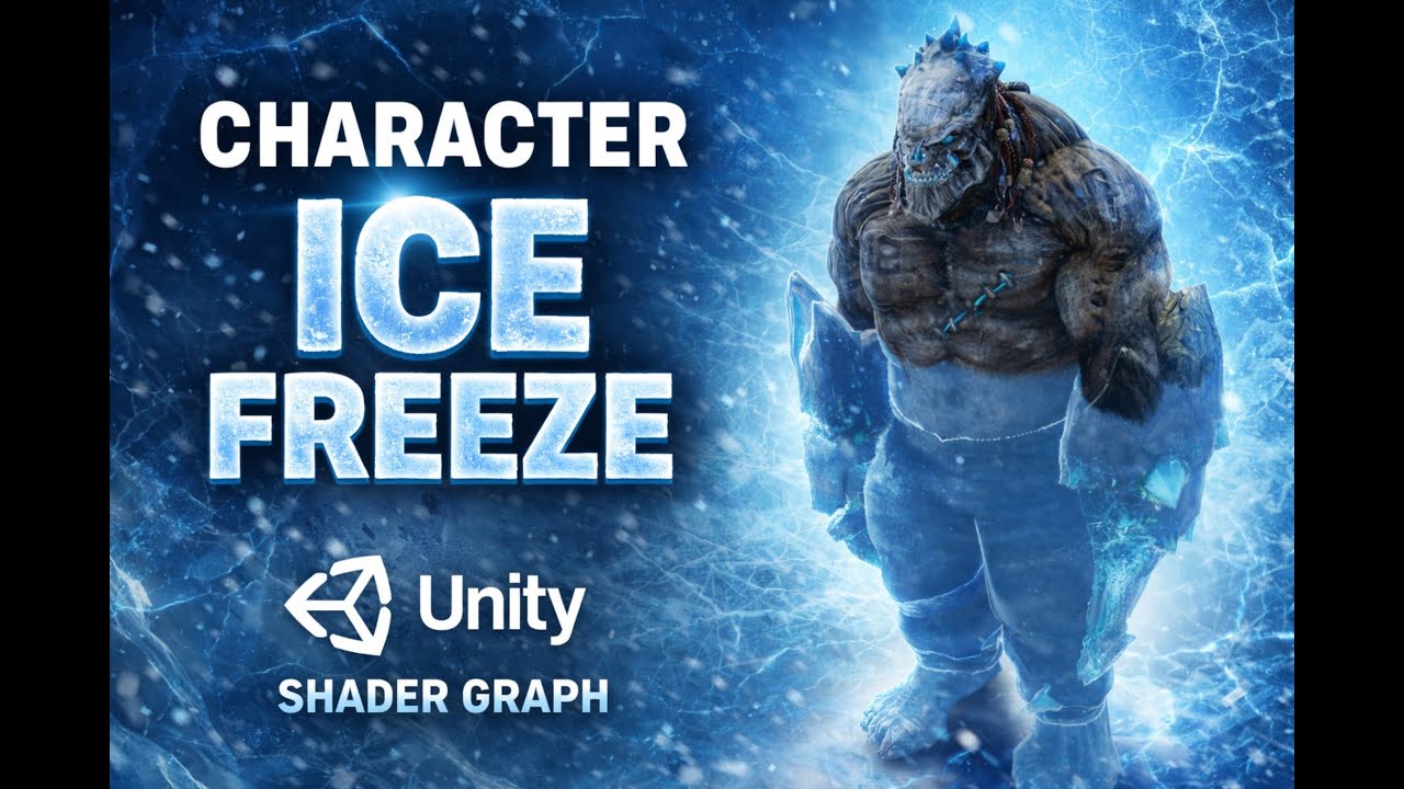 Simple  Ice Shader Graph in Unity Ice Effect / Freeze Effect on Character