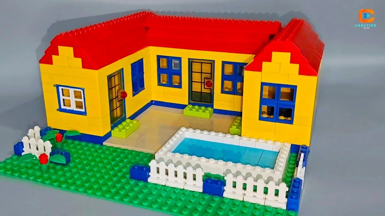 How To Build a LEGO Modern Luxurious Vacation House 🏡 MOC | Building Blocks Instructions | Diy