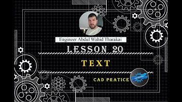 LESSON 20: AUTOCAD 2018 TEXT COMMAND in Pashto Language #autocad2018 #Text in AutoCAD #pashto