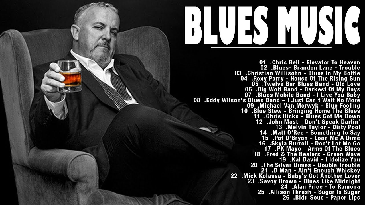 Slow Whiskey Blues Jazz Music Best of Modern Blues Instrumental