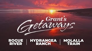 Grant's Getaways | Rogue River Jet Boat, Hydrangea Ranch blooms & family fun at Molalla Train Park