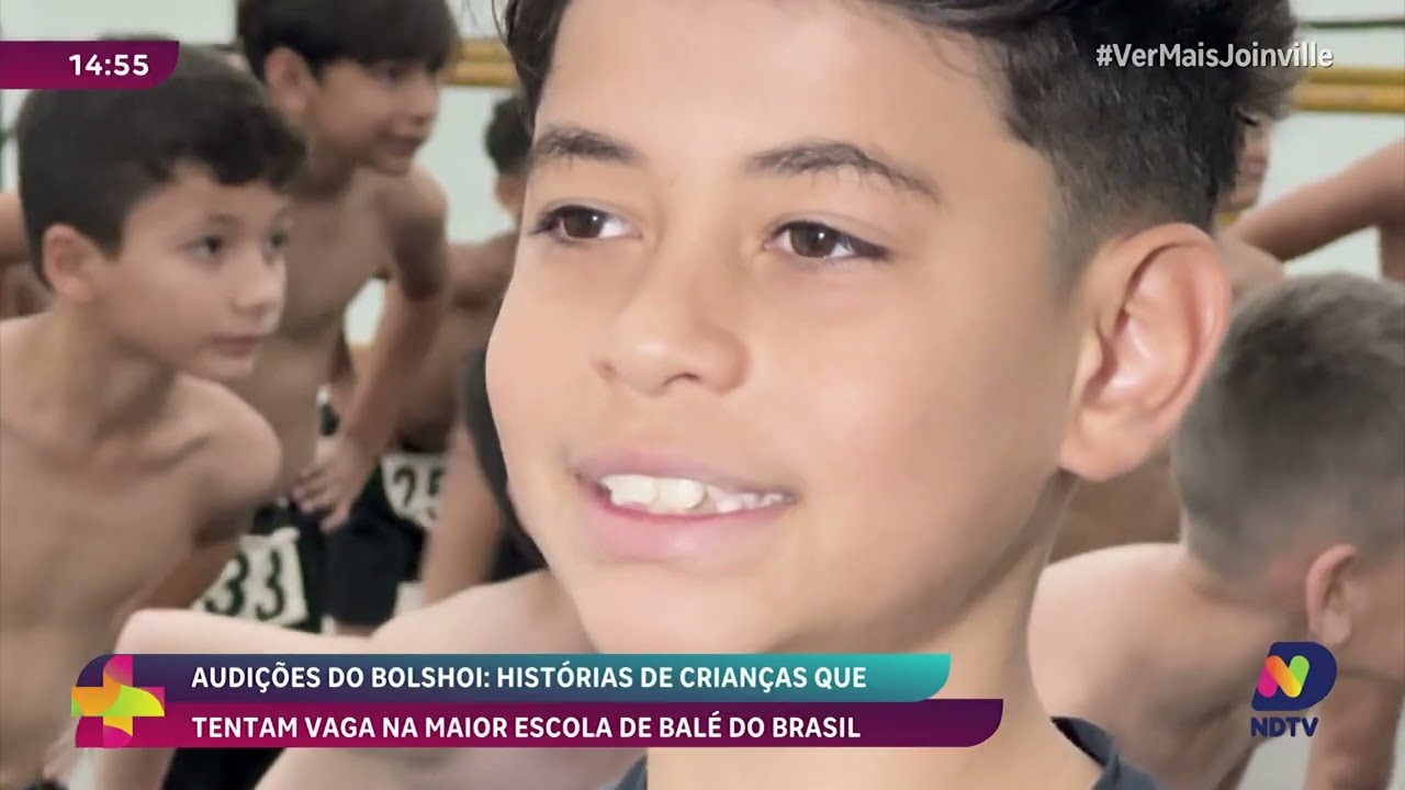 Jovens talentos mostram dedicação nas audições do Bolshoi