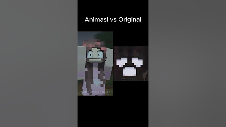 Animasi vs Original kaget sama hantu [ft.@TeguhSugianto ] Minecraft Animasi