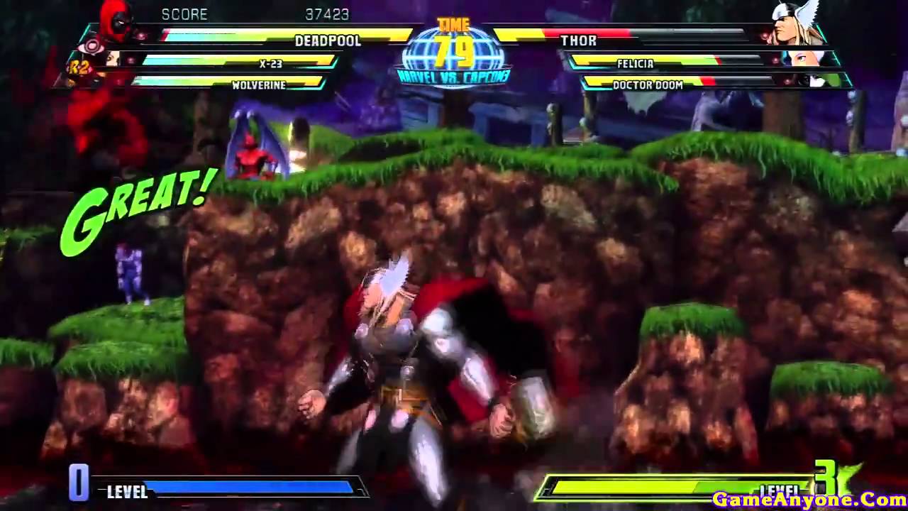 Marvel vs Capcom 3: Fate of Two Worlds (Wolverine, X-23, Deadpool Pt. 1/2)