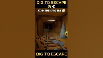 DIGGING FOR MY LIFE IN DIG TO ESCAPE And.... | Roblox #roblox #robloxgaming #robloxviral #gaming
