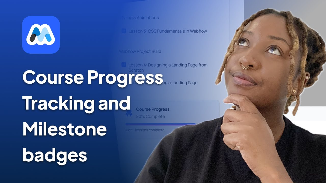 How to Track Course Progress and Display Milestone badges - YouTube