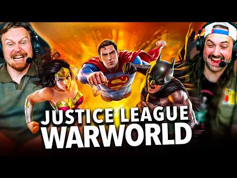 Thumbnail for JUSTICE LEAGUE: WARWORLD (2023) IS A WILD RIDE!! MOVIE REACTION!! First Time Watching | DC Animated