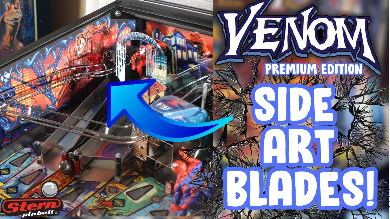 These Venom Pinball Side Art Blades From Wizard Mod Are Awesome! - YouTube