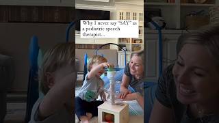 Try this at home! #speechtherapy #earlyintervention #playbasedlearning #toddlerspeech #parenttips screenshot 5