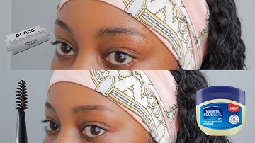 DETAILED: How to shape your eyebrows with razor blade for beginners