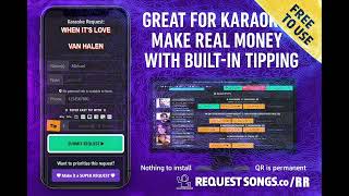 Take song  Requests from your Guest the Easy way. RequestSongs.co/rr screenshot 2