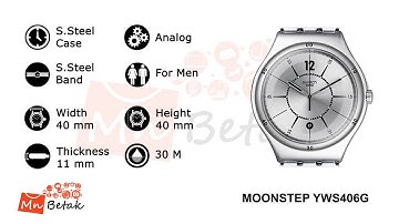 Swatch MOONSTEP Watch YWS406G ساعه يد رجالى سواتش MnBetak.com - Official Video