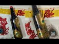 മയിൽ‌പീലി Bottle Art  || DIY|| Peacock Feather Bottle Painting