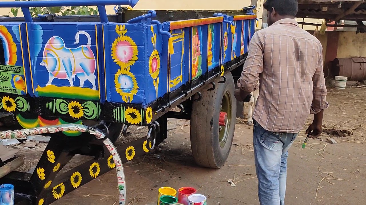 painting tracter with new design