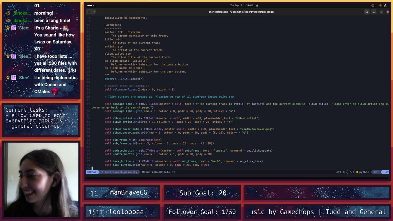 TrackTagger - MP3 Metadata Editor with Python | VOD 9.17.24