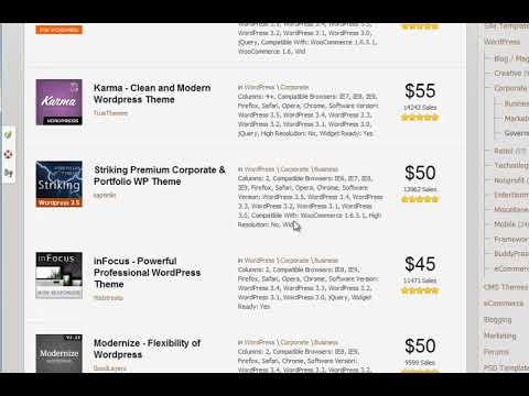 Wordpress themes. part 13