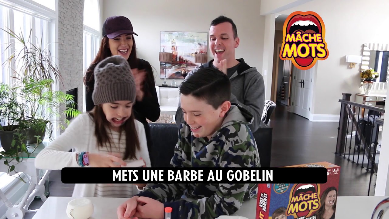 Hasbro Gaming Mache-Mots Enfants Contre Parents, Jeu de société des 8 ans - Version française