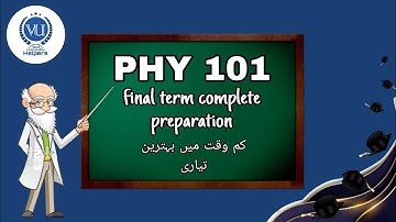 PHY101 Final Term Complete Preparation 2023
