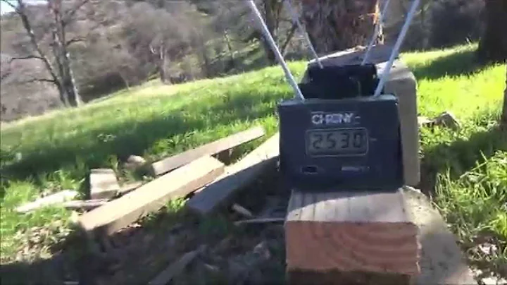 8mm mauser 196gr S&B FMJ damage test with chronograph