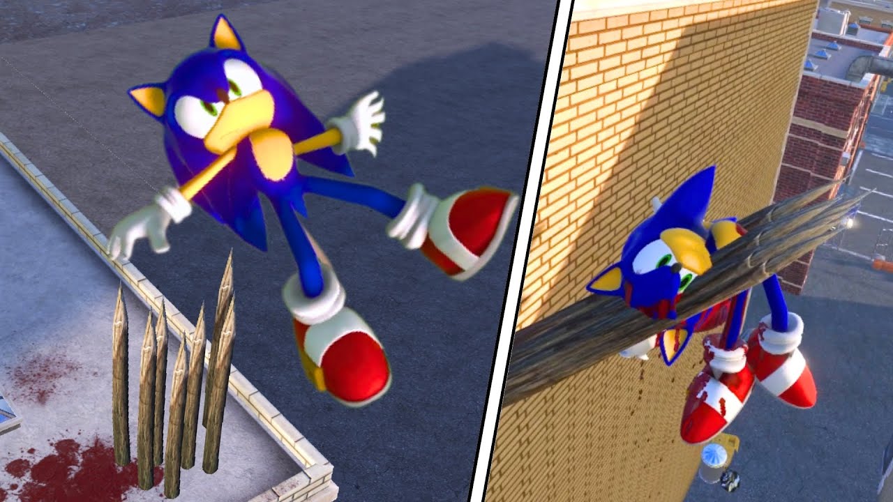 Sonic NPC Ragdoll Physics Compilation 