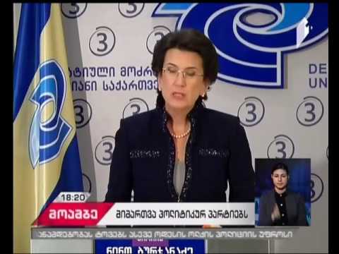 ნინო ბურჯანაძის მოწოდება არასაპარლამენტო ოპოზიციის წარმომადგენლებისადმი