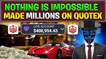 🤑MADE ( MILLIONS ) ON QUOTEX 2025💎| BEST BINARY OPTIONS 100% NO LOSS LIVE TRADING STRATEGY TUTORIAL💸