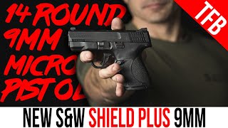НОВЫЙ! Smith & Wesson Shield Plus: микрокомпактный пистолет на 14 патронов