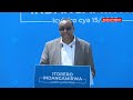 Ijambo ry' Ikaze Minisitiri Dr  Jean Damascène BIZIMANA yagejeje ku Ndangamirwa 15 n'Abashyitsi