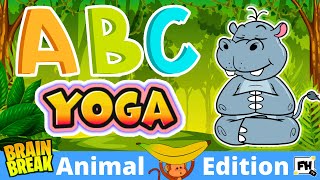 Animal Alphabets Yoga A - Z | Kids Brain Break
