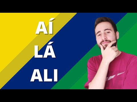 Vídeo: Diferença Entre Aqui E Ali Na Gramática Inglesa