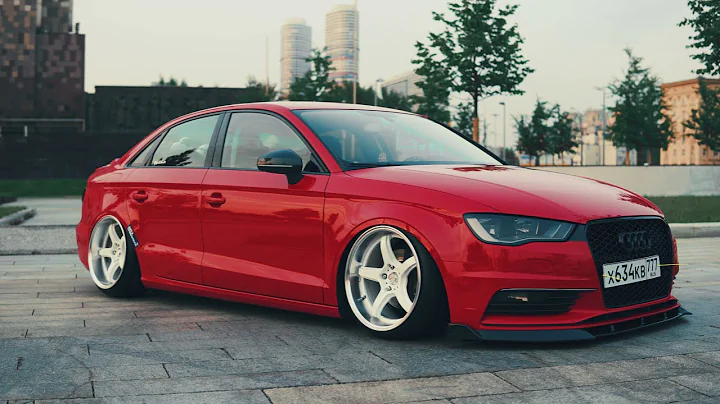 Red Audi A3 Stance | 4K