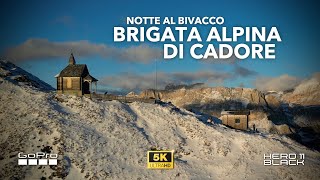 Notte al BIVACCO BRIGATA ALPINA DI CADORE con @stayhigh94 e @StefanoMarchi  | Dolomiti [5K]