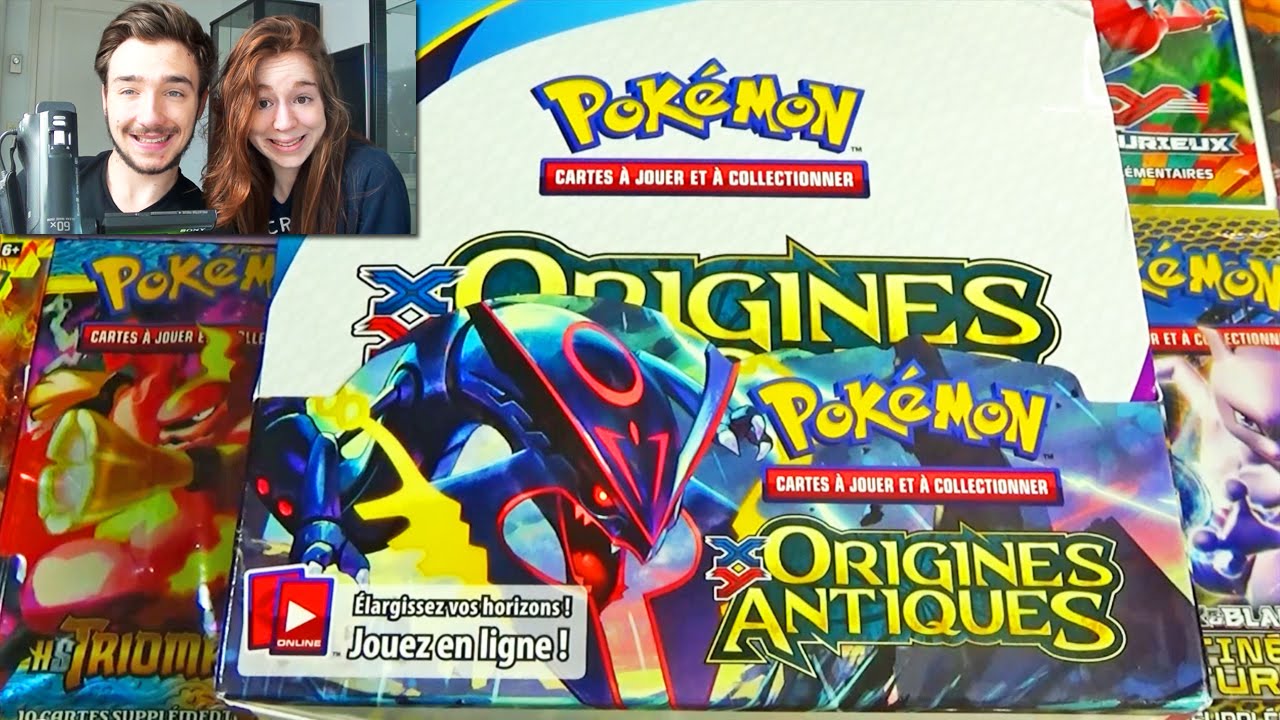 Ouverture d'un Display Pokémon XY Origines Antiques Francais ! BOOSTER XY 7  = FULL ART ! 