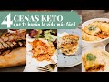 Mis 4 ideas de CENAS KETO SALVAVIDAS #recetasketo