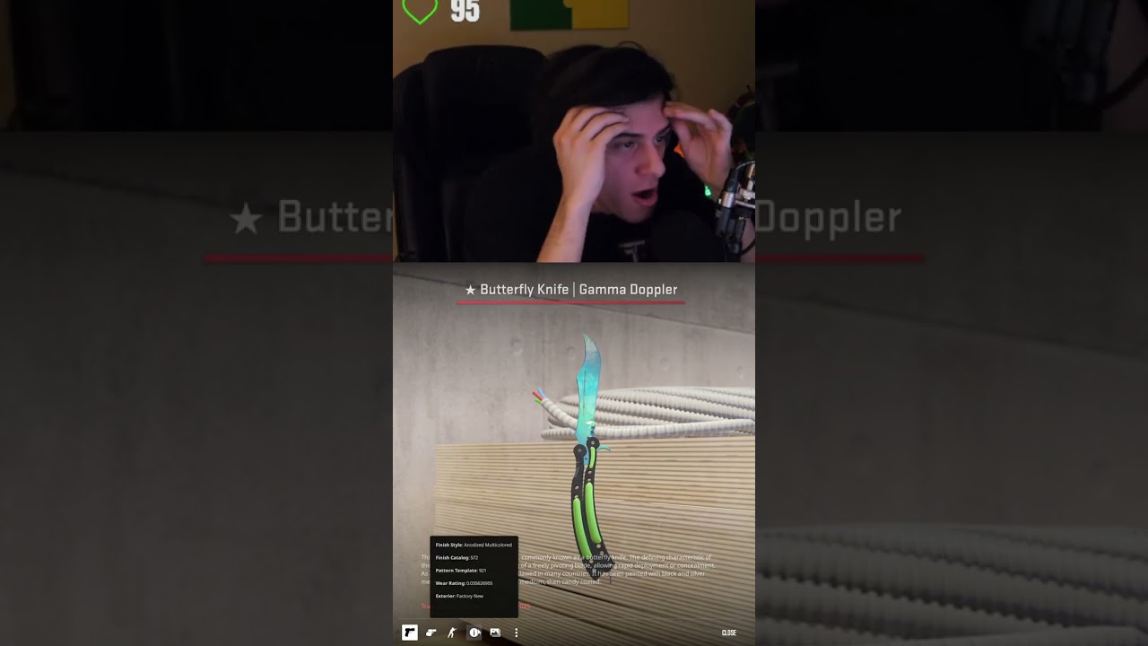 I Unboxed the Rarest Butterfly Knife Gamma Doppler in CS2 – You Won’t Believe Its Value! 