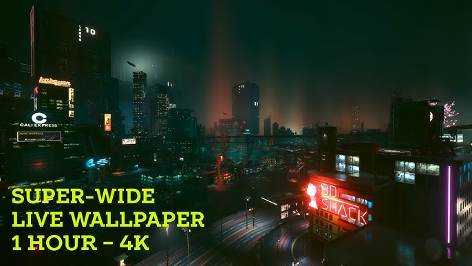 OC] Panopticon Overview - Animated cyberpunk city for ultrawide monitors :  r/wallpaperengine