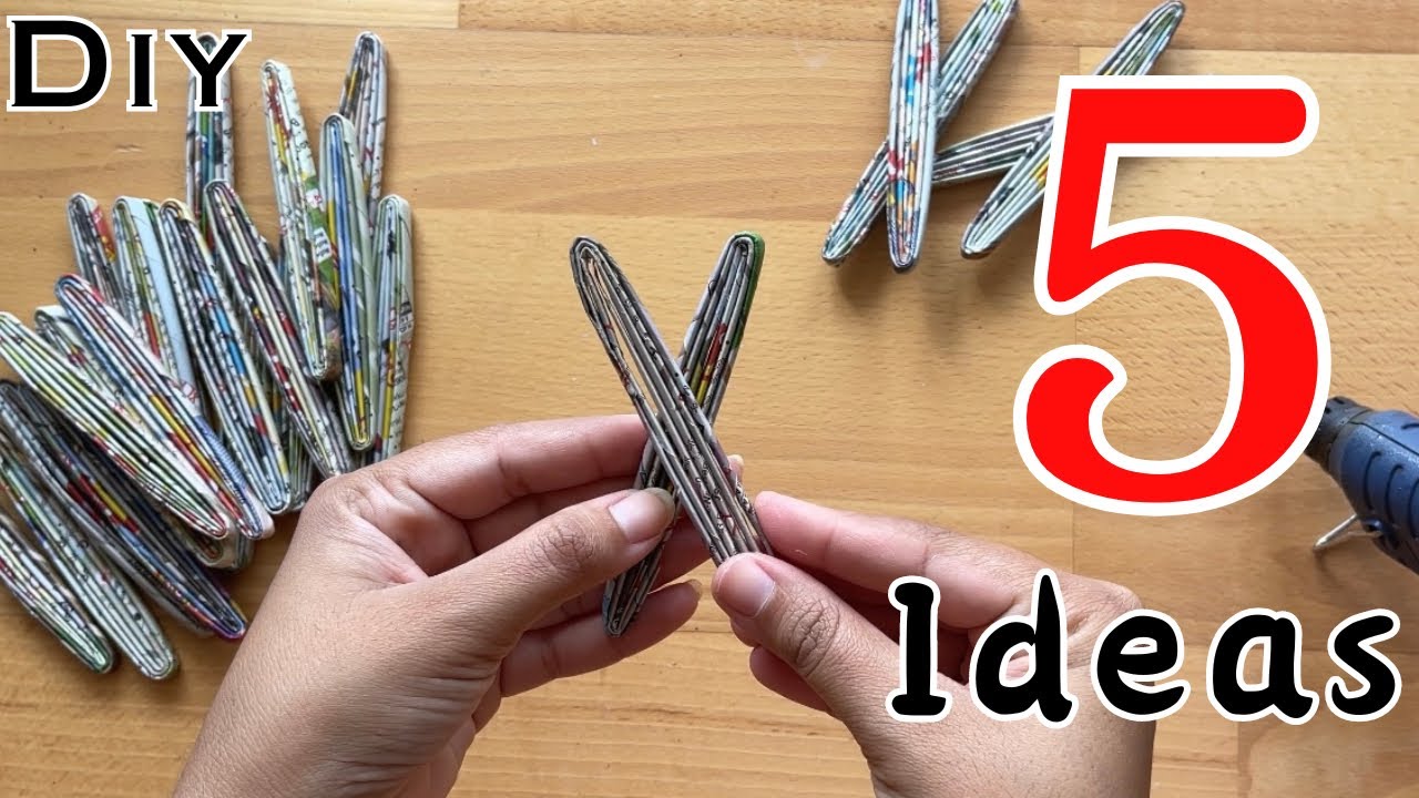 5 Super Genius Diy Ideas Using Newspaper and Cardboard ||Unique Diy Basket Made out of Newspaper