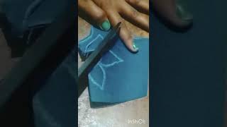 Ek sundar blouse back neck design cutting//blouse back  design #shorts #blouse#@SasmitaJuli-b2c