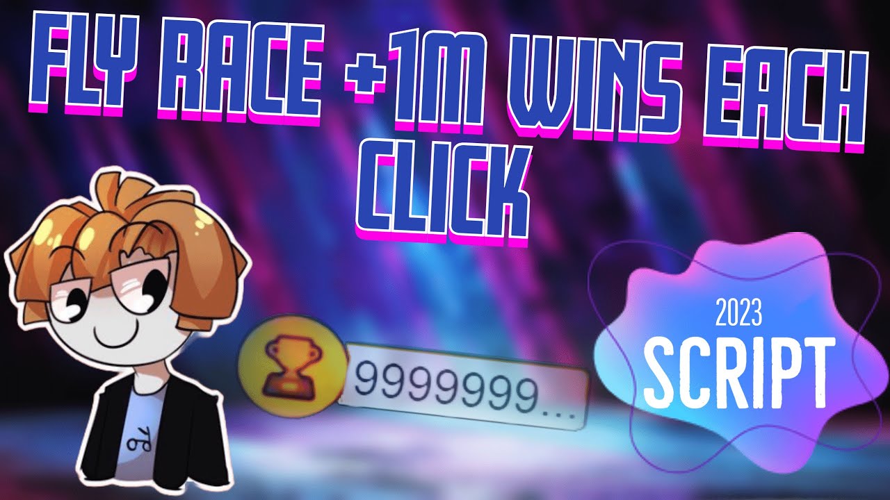 (NEW) Fly Race SCRIPT: get +1M TROPHIES every CLICK...