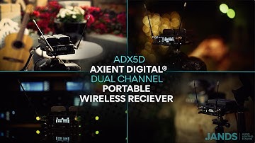 ADX5D - Axient® Digital Dual-Channel Portable Wireless Receiver