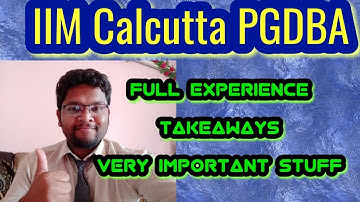 IIM C- PGDBA Interview 2019