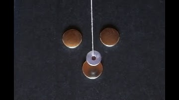 3 magnets pendulum ending at lower mid