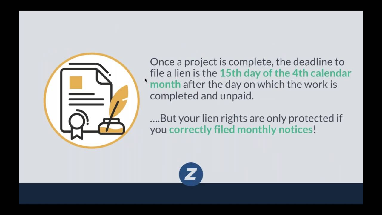 Managing Texas Monthly Notices | zlien Lien Rights Management Software