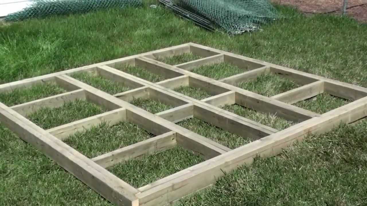 Hot Tub Foundation Wood