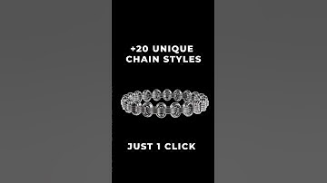 Procedural Chain Generator #animation #blender #blender3d #3dmodeling #3d #chain #procedural #shorts