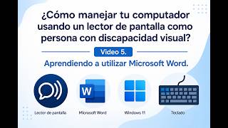aprendiendo a usar word con lector de pantalla en nuestro computador